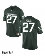 Men's Khari Willis Michigan State Spartans #27 Nike NCAA Green Big & Tall Authentic College Stitched Football Jersey EJ50V57MU